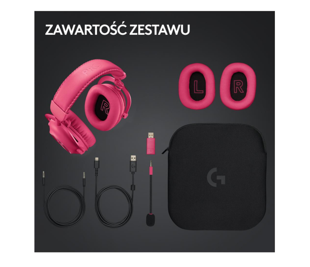 LOGITECH G PRO X 2 Lightspeed magenta 981-001275 - 1172765 - zdjęcie 13